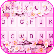 Pink Spring Blossom Keyboard Theme