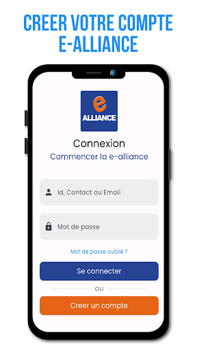 Android application eAlliance screenshort