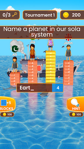Text or Die 3D-Survival Trivia Screen 2