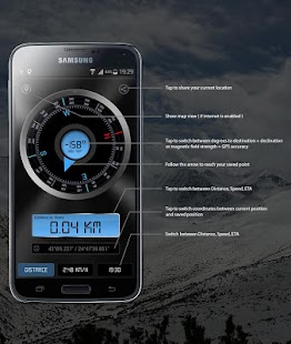 GPS Compass Explorer Captura de pantalla