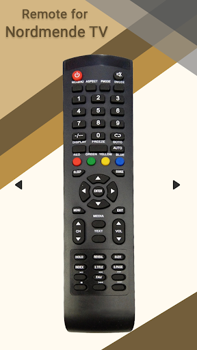 Remote for Nordmende TV Screen 3