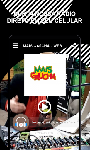 Mais Gaúcha - WEB Radio Screen 2