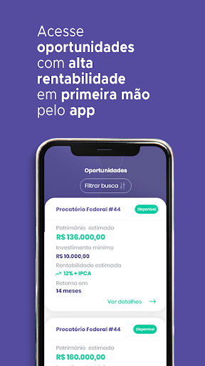 Android application Ajux Investimentos screenshort