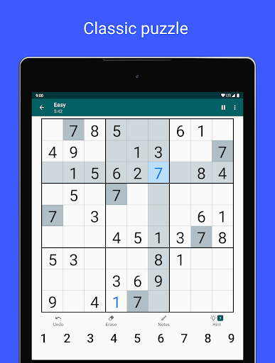 Sudoku - Free Classic Sudoku Game 1.1.2 screenshots 12
