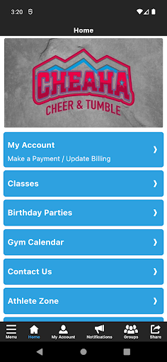 Cheaha Cheer Screen 2