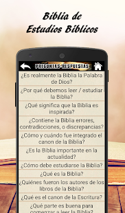 Estudios Bíblicos Biblia Screenshot