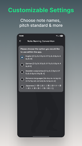 Screenshot of Saxophone Tuner