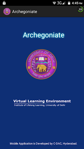 Android application Archegoniate screenshort