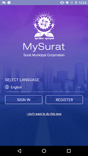 Android application mySurat-mySMC screenshort