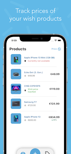 Android application PriceNotify: Price Tracker screenshort