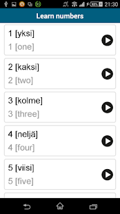 Learn Finnish - 50 languages