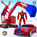 Cover Image of डाउनलोड हिम खुदाई करने वाला हिरण रोबोट कार 37 APK