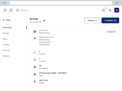 Android application Settlo - Inventories screenshort