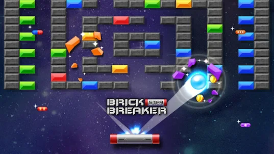Brick-Breaker Stern: Weltraum