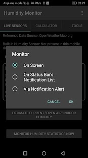 Humidity Monitor Screenshot