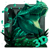 3d World of T-rex dragon theme icon