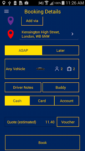 App screenshot