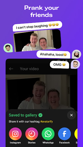 Screenshot of Avatarify: AI Face Animator
