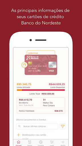 Android application BNB Cartões screenshort