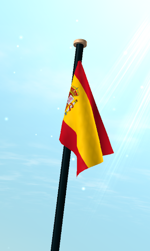 Spain Flag 3D Live Wallpaper Screen 3
