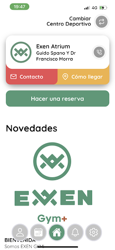 Exen Gym+ Screen 2