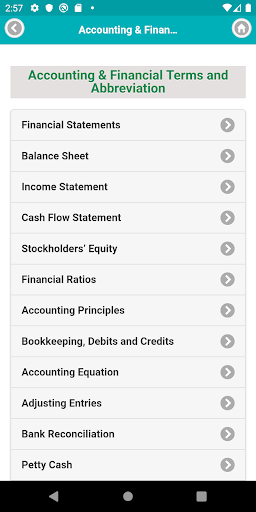 Accounting Concepts and Terms Screen 2