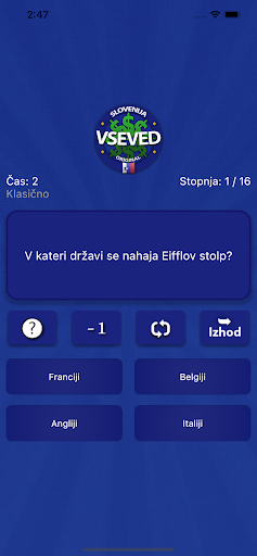 VSEVED Milijonar Screen 3