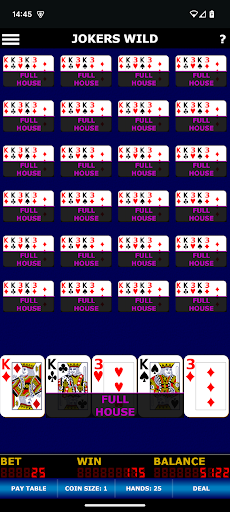 Joker Wild Video Poker screenshot 0