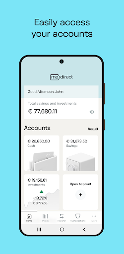 Android application MeDirect screenshort