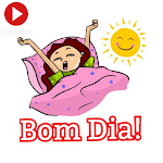 Cover Image of Download Figurinhas Animadas Bom dia Boa tarde e Boa noite 1.2 APK