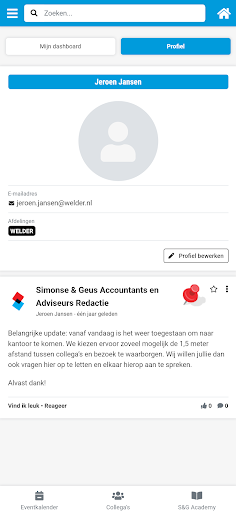 Mijn S&G Screen 3