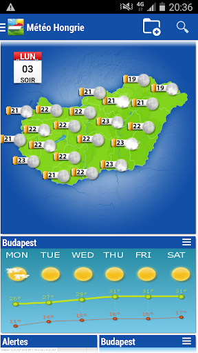 Hungary Weather Screenshot 1 - AppWisp.com