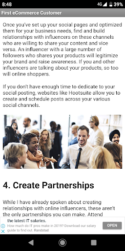 Find your eCommerce Customer Screen 2