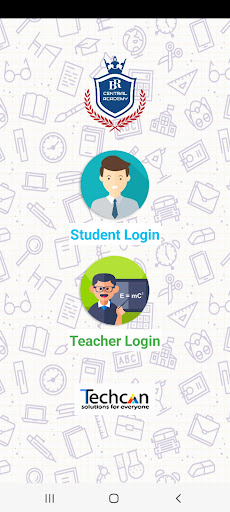 B R Central Academy App Screen 2