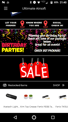 Android application Ultimate Airsoft screenshort