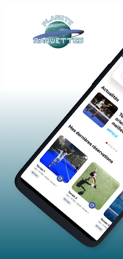 Android application Planète Raquettes screenshort