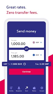 TorFX Money Transfer Screenshot