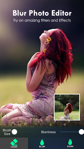 Android application Blur Photo Editor Background C screenshort