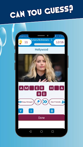 Guess Celebrities Master Quiz Screen 3