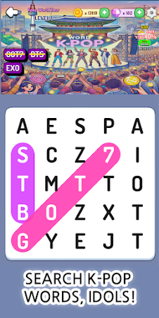 Game screenshot Kpop Word Search hack
