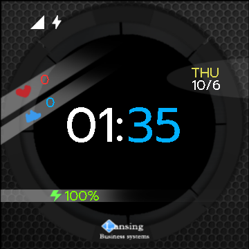 Android application LBS WATCH FACE screenshort