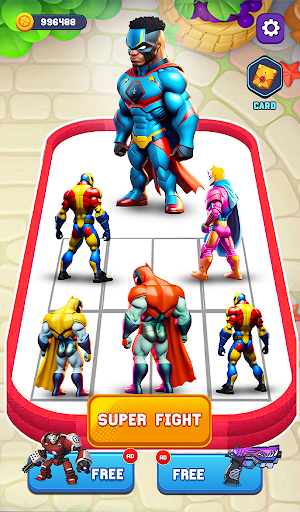 Android application Superhero Robot Monster Merge screenshort