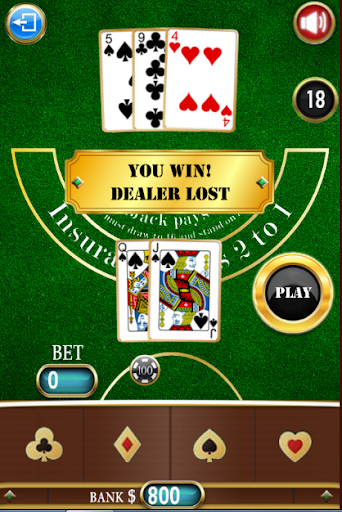 Golden Blackjack Screen 3