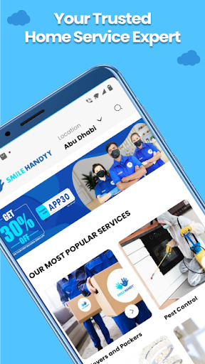 SmileHandyy - Home Services Screen 2