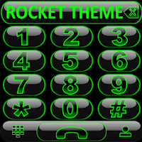 Theme Glow Green Rocketdial