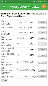 Power Conversion Calculator Apps on Google Play
