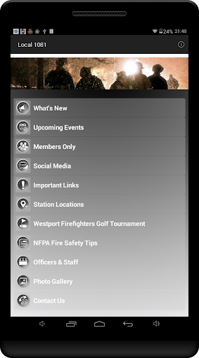 Android application Local 1081 screenshort