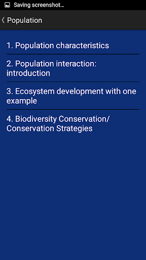Perspectives in Ecology Screen 3