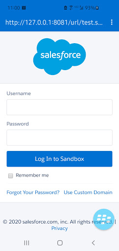 Android application Swyft Mobile for Salesforce screenshort