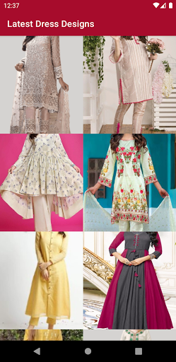 Android application Latest Dress Designs screenshort